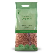 Just Natural Organic Golden Linseed (Flaxseed) 500g